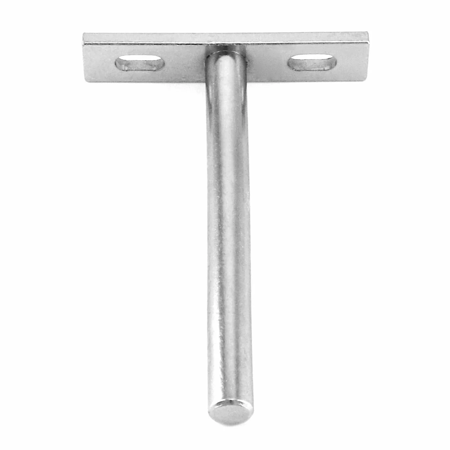QWORK® 4 szt. Niewidoczne wsporniki półki 100mm Pływające wsporniki półki ze śrubami i kotwami do montażu ściennego Meble gabinetowe