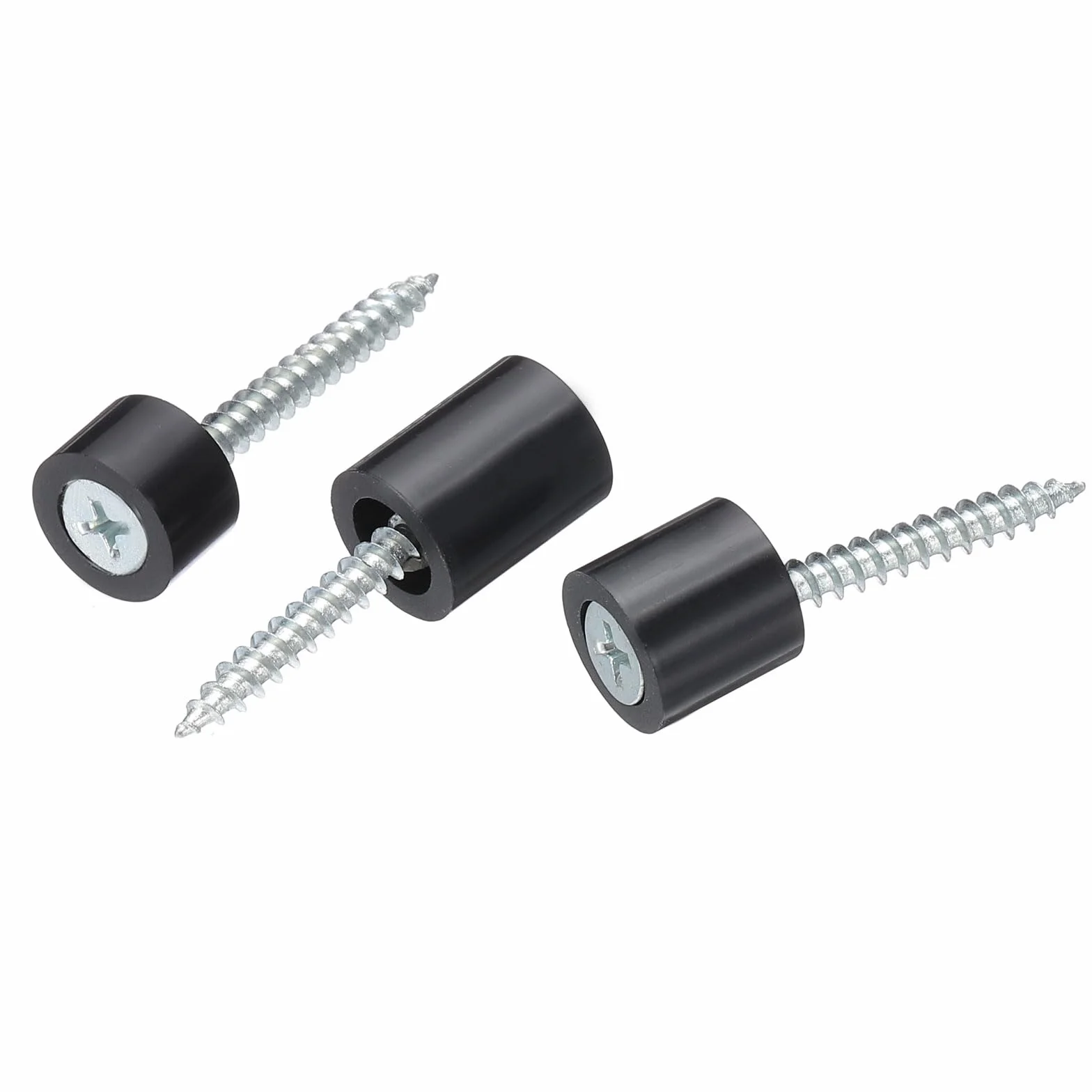 PATIKIL Okrągłe podkładki dystansowe M10 ABS 60 szt. 10,2x16x8 mm bez gwintowania