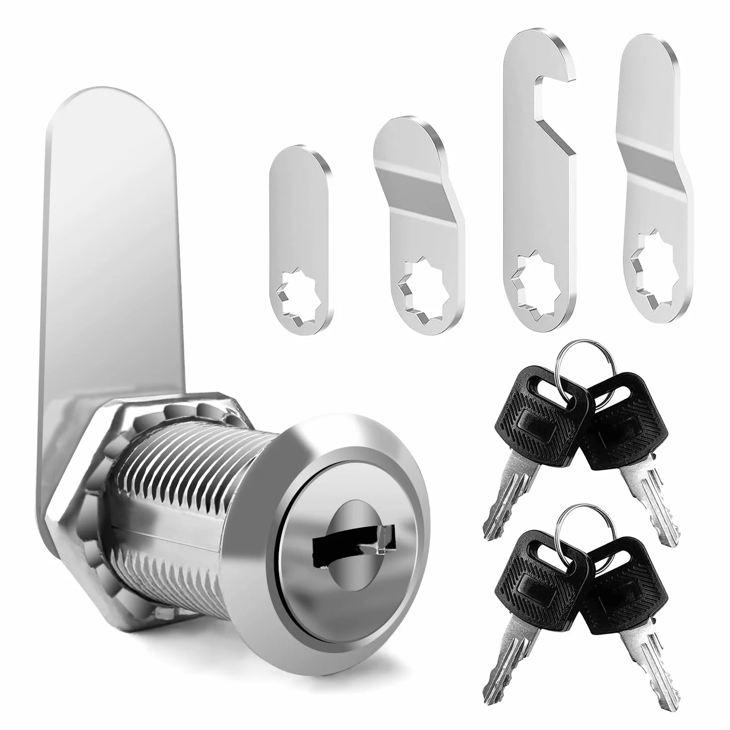 Shinfly Zamek do Skrzynki na Listy 20 mm - 5 Elementów, 4 Klucze