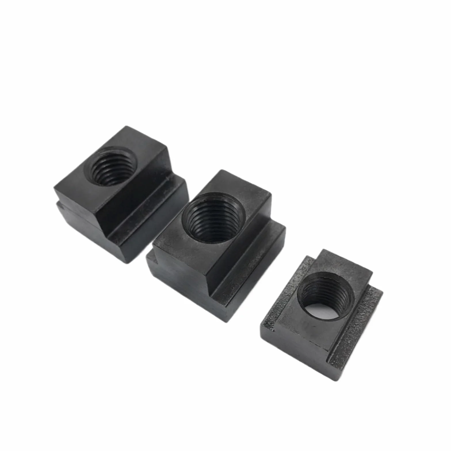 T Sliding Nuts,T Slot Nuts,Insert Nuts,Grade 10.9 Carbon Steel T-Slot Nut, Large,M10/M12/M16/M20/M22/M24/M27/M30/M36 T-Nut Black Oxide Finish Tapped Through Slot T-Nuts(M14 28 * 26 * 18mm(5))
