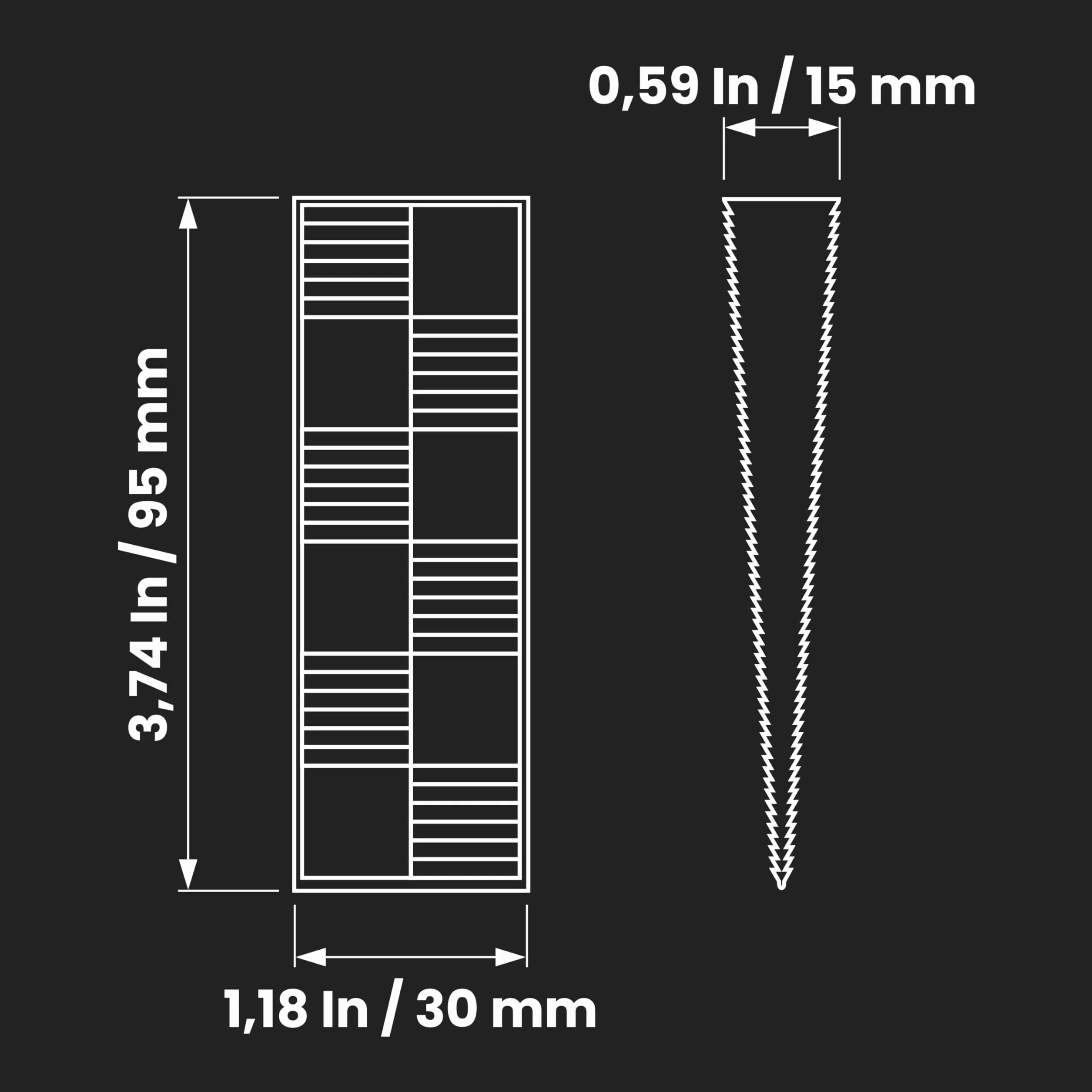 Repa Market Kliny z tworzywa sztucznego - 90 x 30 mm / 20 sztuk wsporników dystansowych z tworzywa sztucznego - kliny montażowe - wsporniki dystansowe do laminatu - wspornik dystansowy do desek