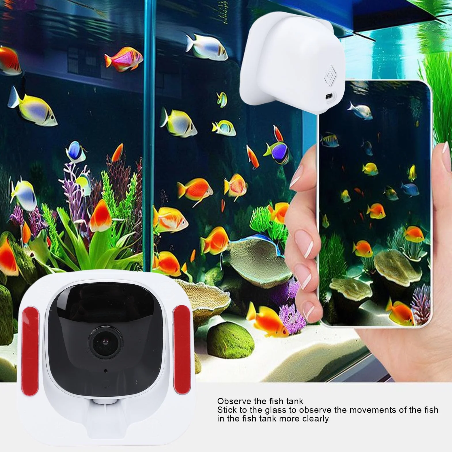 Bewinner Kamera Bezpieczeństwa 2K do Okien z rozdzielczością 4 MP, Wi-Fi 5 GHz 2,4 GHz, Mocowanie Bez Wiercenia, Szeroki Kąt Widzenia 140°, Detekcja Ruchu AI do Monitorowania Domu