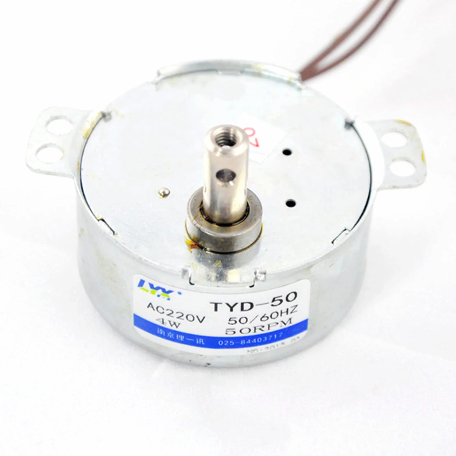 Silnik synchroniczny TYD50 AC 220V-240V 50RPM 4W 50/60Hz do Rotate Light Box