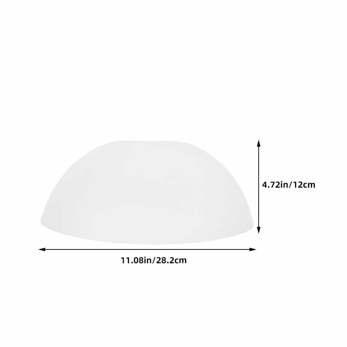 3 Sztuki Częściowy Plastikowych Kloszy Kształcie Grzyba Osłony Żarówek Wentylatorów Sufitowych Klosze Do Lamp Podłogowych Kinkietów i Żyrandoli Łatwe Montażu i Czyszczeniu Do