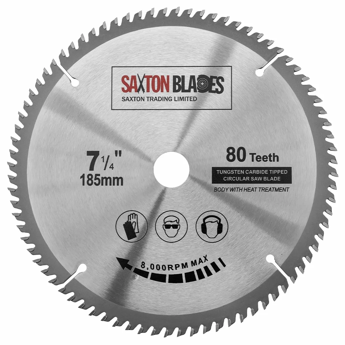 TCT18580T20B TCT Brzeszczot do piły tarczowej 185 mm x 80 T x 20 mm otwór 16 mm do Bosch Makita itp.
