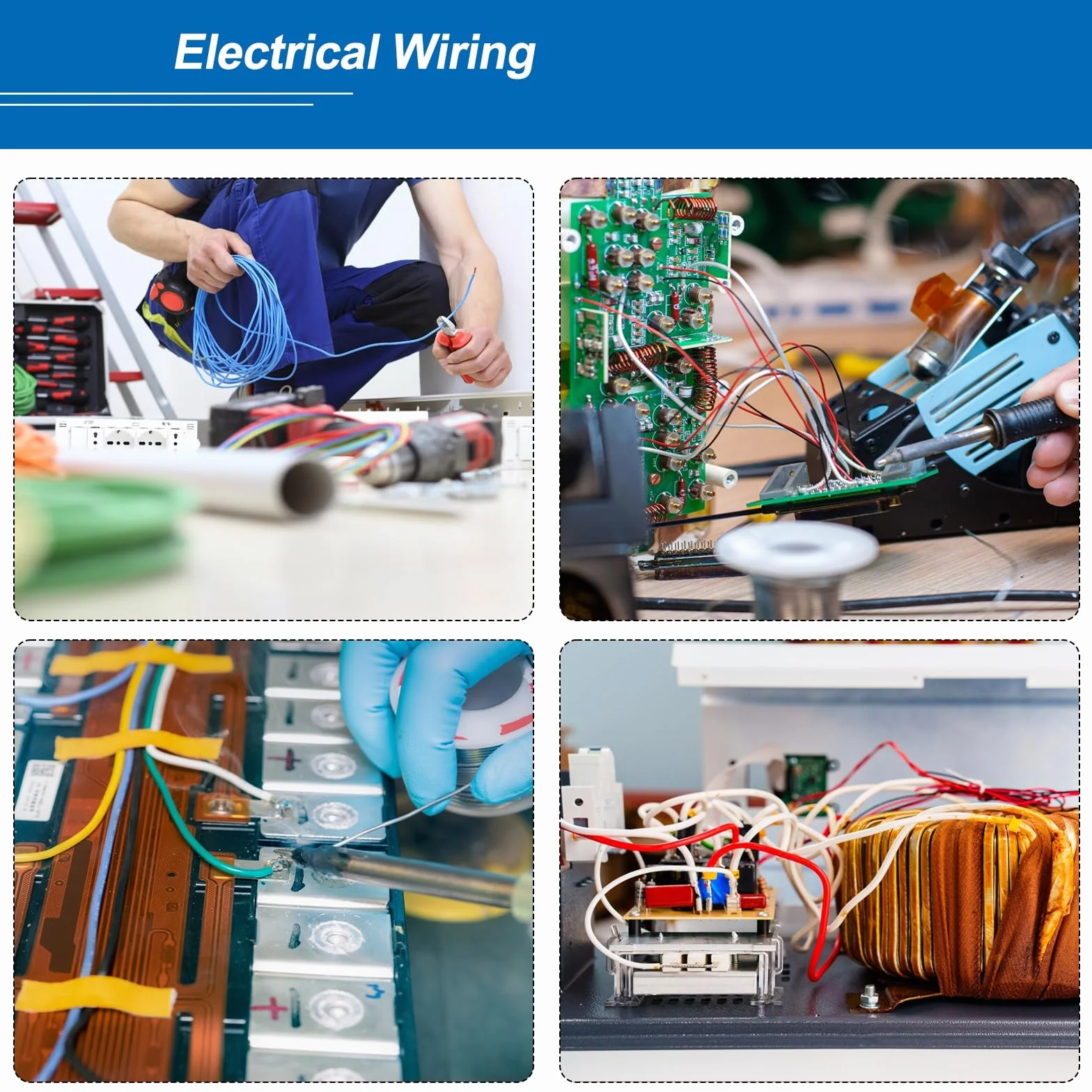 QUARKZMAN przewód elektryczny silikonowy 30 AWG drut miedziany ocynkowany 1,5 m 10 kolorów