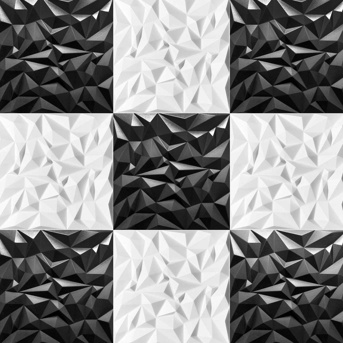 KASETON SUFITOWY PANEL ŚCIENNY 3D XPS AMETYST CZARNY 1m2