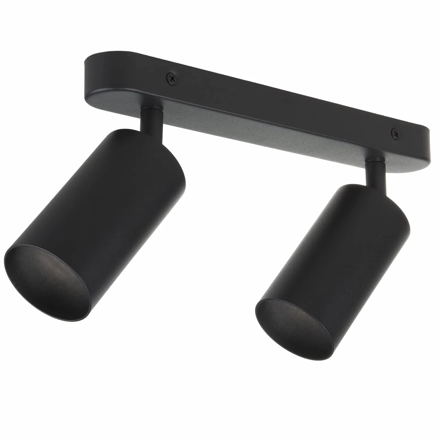 Maclean MCE452 B Lampa Ścienno-sufitowa Punktowa Ruchoma Aluminiowa 2xGU10 55x100mm Kolor Czarny Mat