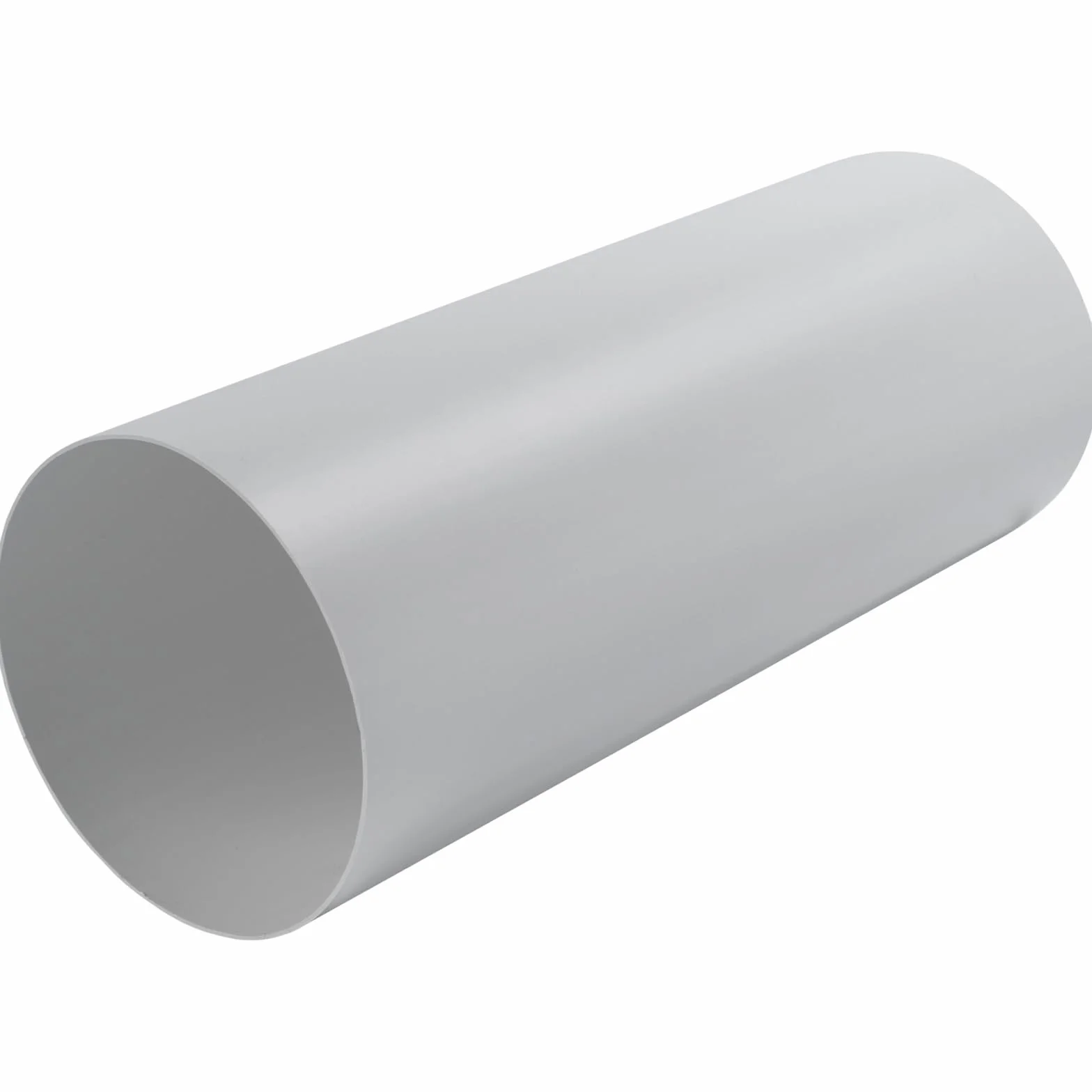 Repa Market Ø 125 mm - 125 cali / 0,3 m długości okrągły prosty plastikowy kanał wentylacyjny - sztywny kanał wentylacyjny - rura wymienna, przedłużenie, cyrkulacja świeżego powietrza