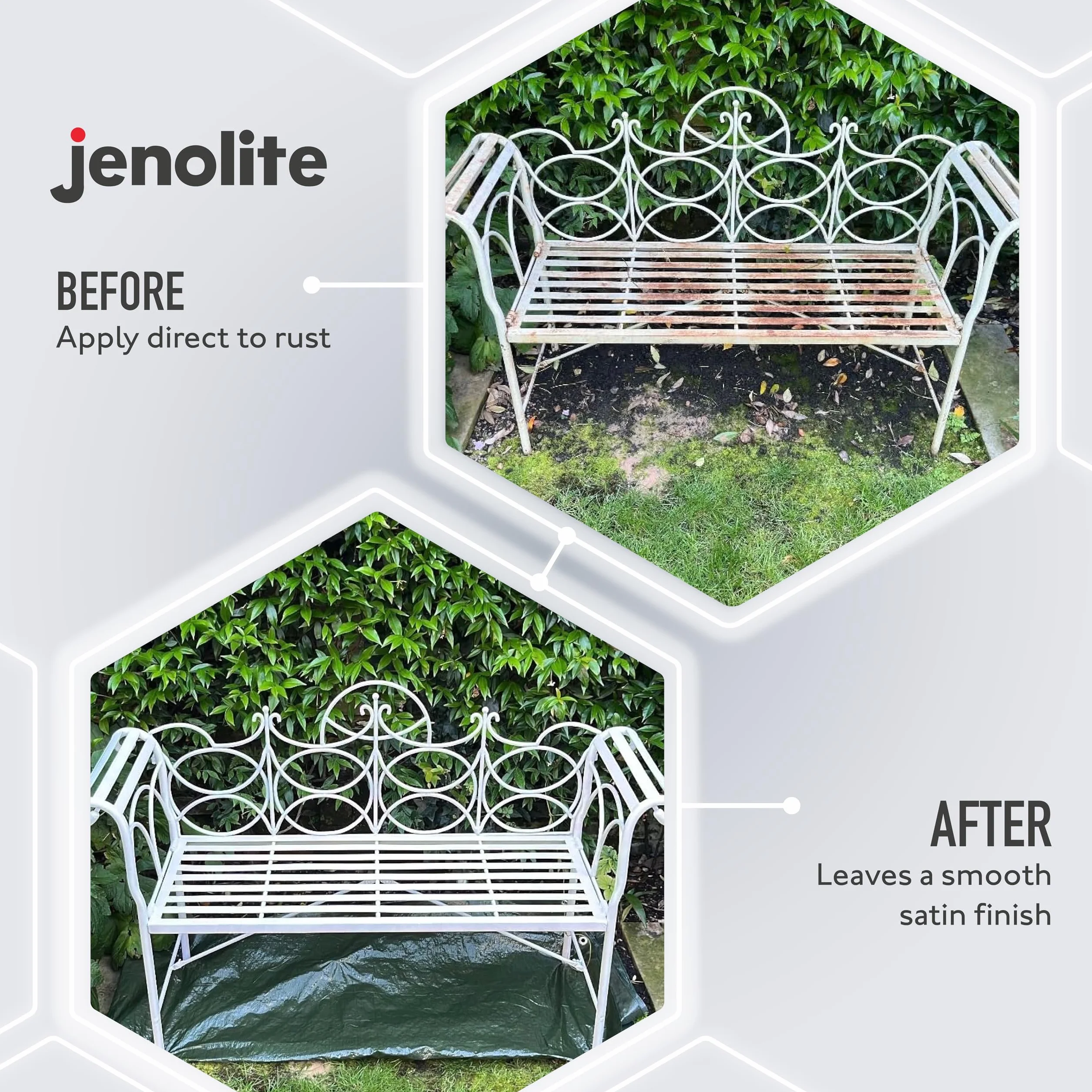 JENOLITE Directorust farba w sprayu satynowa czarna 2x400 ml RAL9005