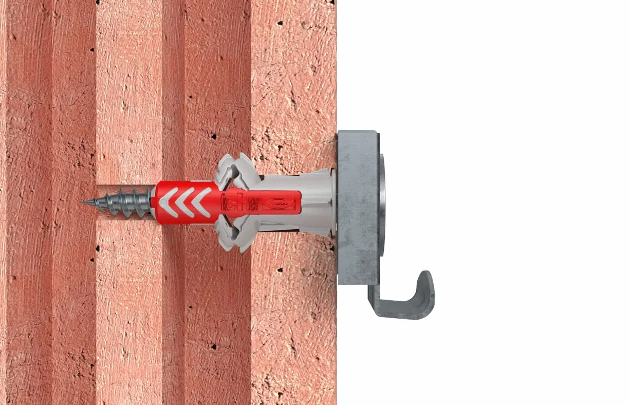 Fischer 45490 zestaw śrub i kotwic 2 sztuki (śruby i kotwy, beton, srebrny, CE, 2 sztuki (e))