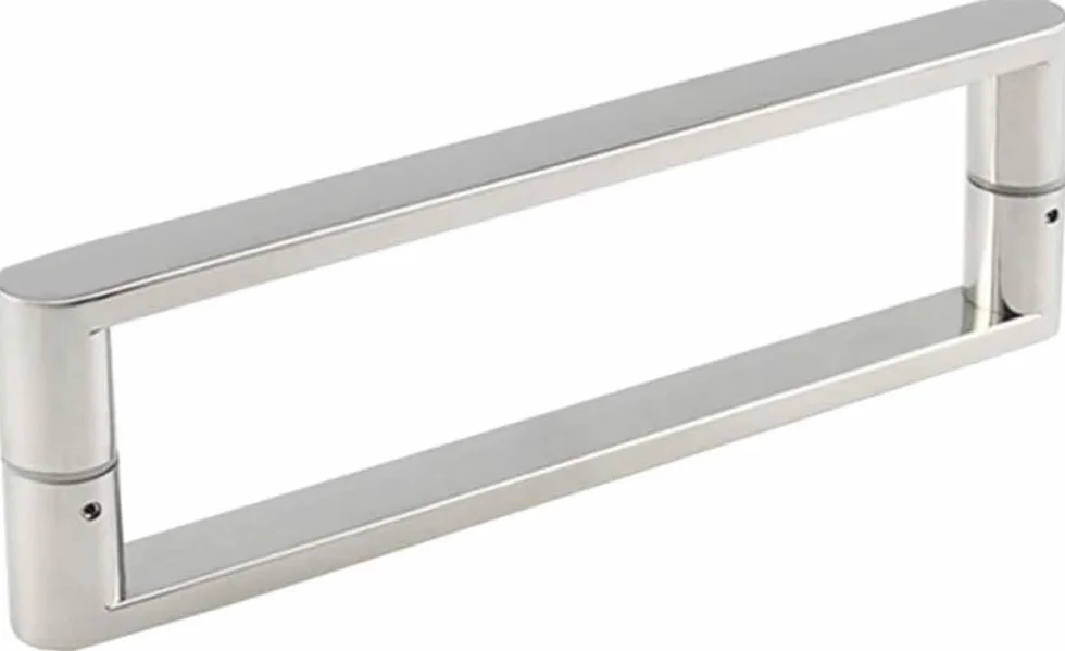 BAZAC Szklana klamka prysznicowa ze stali nierdzewnej 160 mm