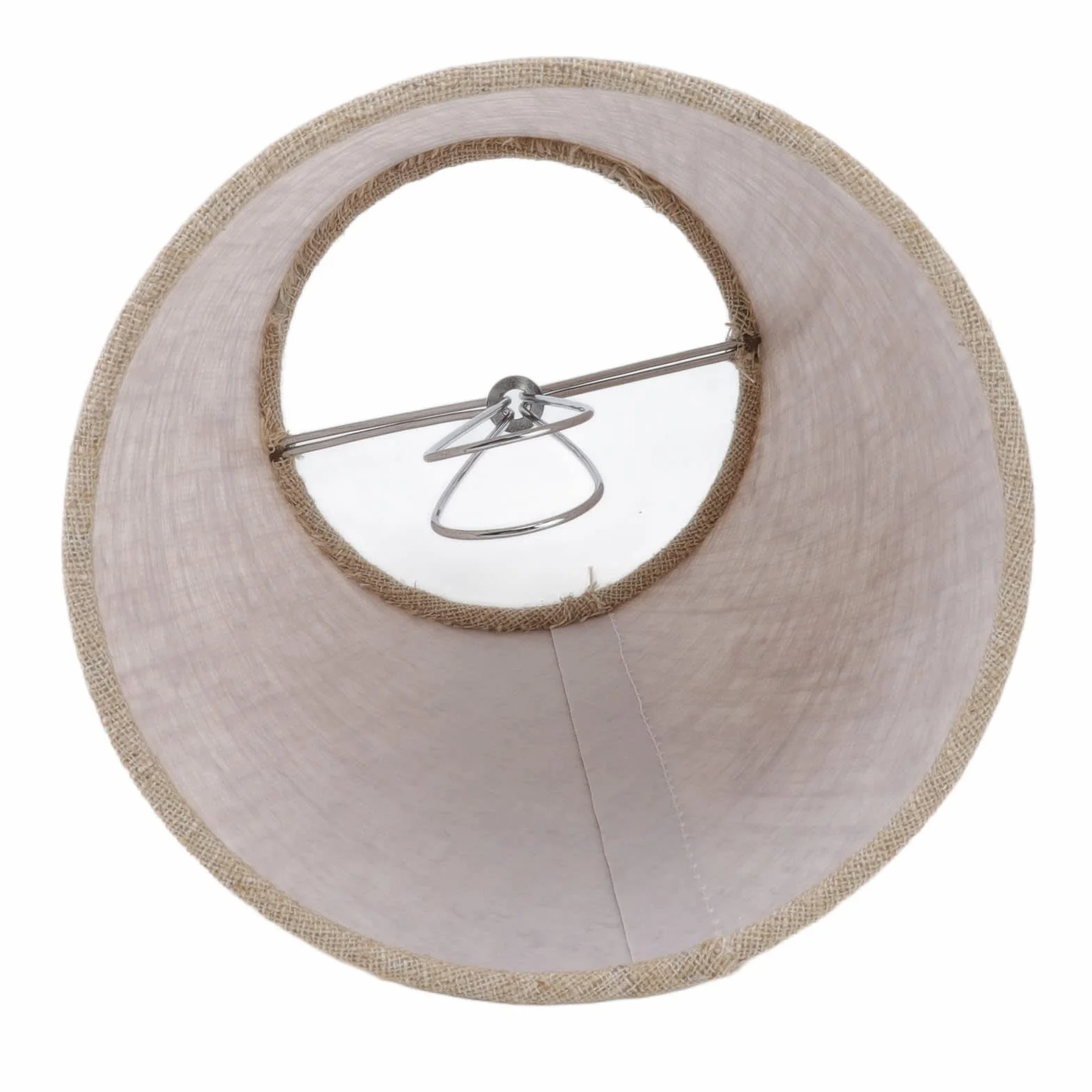 Abażur lniany z klipsem na bębnie E14 3,7" x 5,5" x 5,1" 6 sztuk