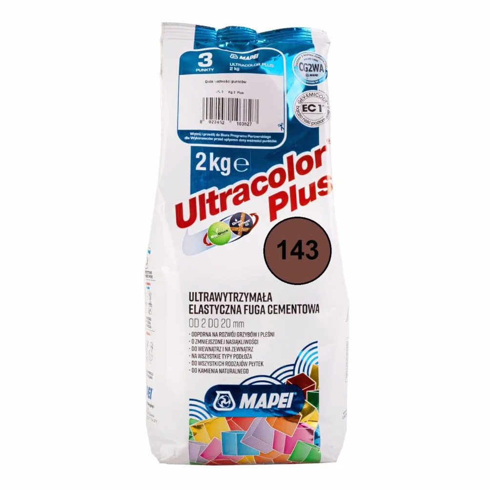 Fuga cementowa MAPEI ULTRACOLOR PLUS 2kg 143 cynamon