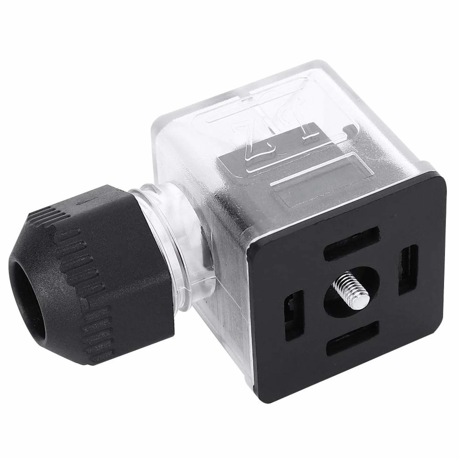 Wtyczka zaworu, 5 szt. Uniwersalna wtyczka cewki elektromagnesu hydraulicznego zaworu elektromagnetycznego, wtyczka akcesoria do zaworów elektromagnetycznych Złącze elektryczne(24V)
