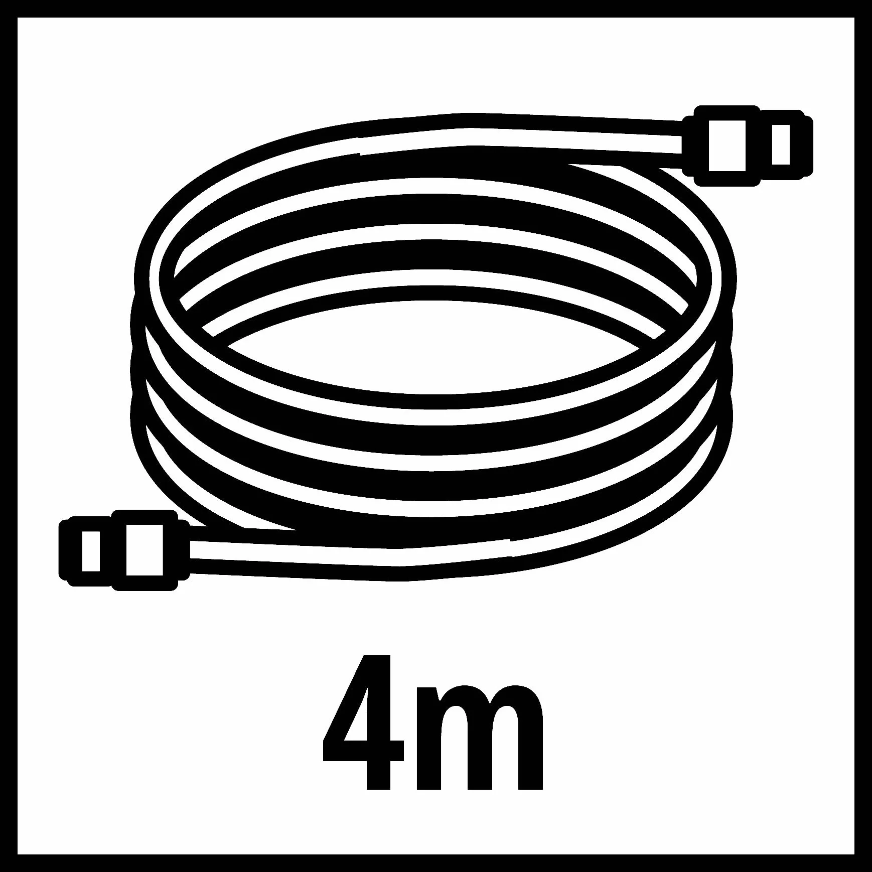 Wąż spiralny Einhell 4 m 6 mm 10 bar PU szybkozłącze