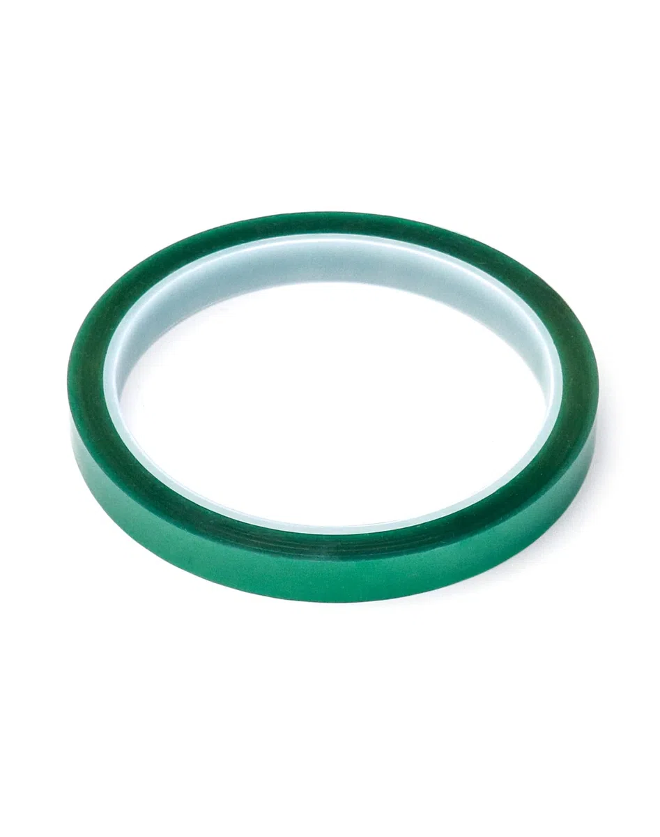 QWOKR 4 rolki taśmy grzewczej sublimacyjnej, 10 mm x 33 m, taśma klejąca o wysokiej temperaturze do druku elektronicznego (zielona)