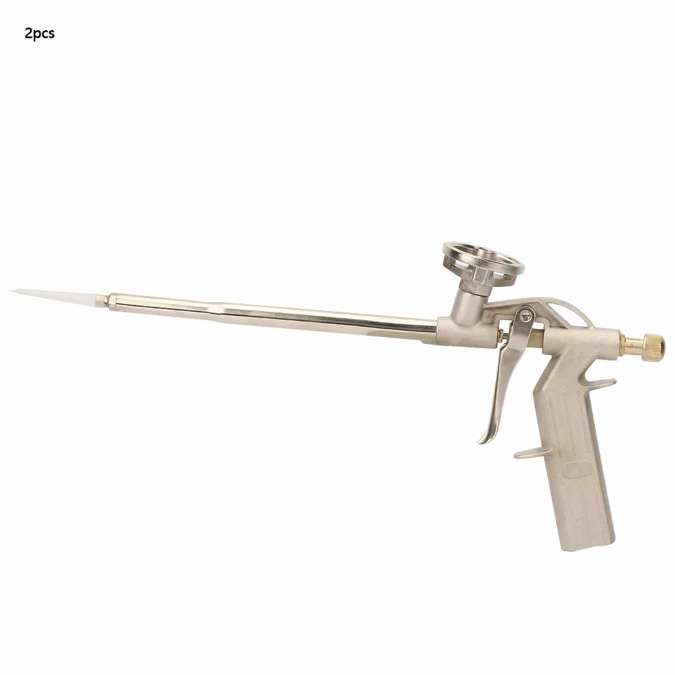 2Pc Spray ze Stopu Aluminium, Pistolet do Piany w Sprayu Chemtron Pianka Rozszerzająca Pistolet Napełnianie Uszczelnienie Dozownik Pistolet Aplikator Izolacji