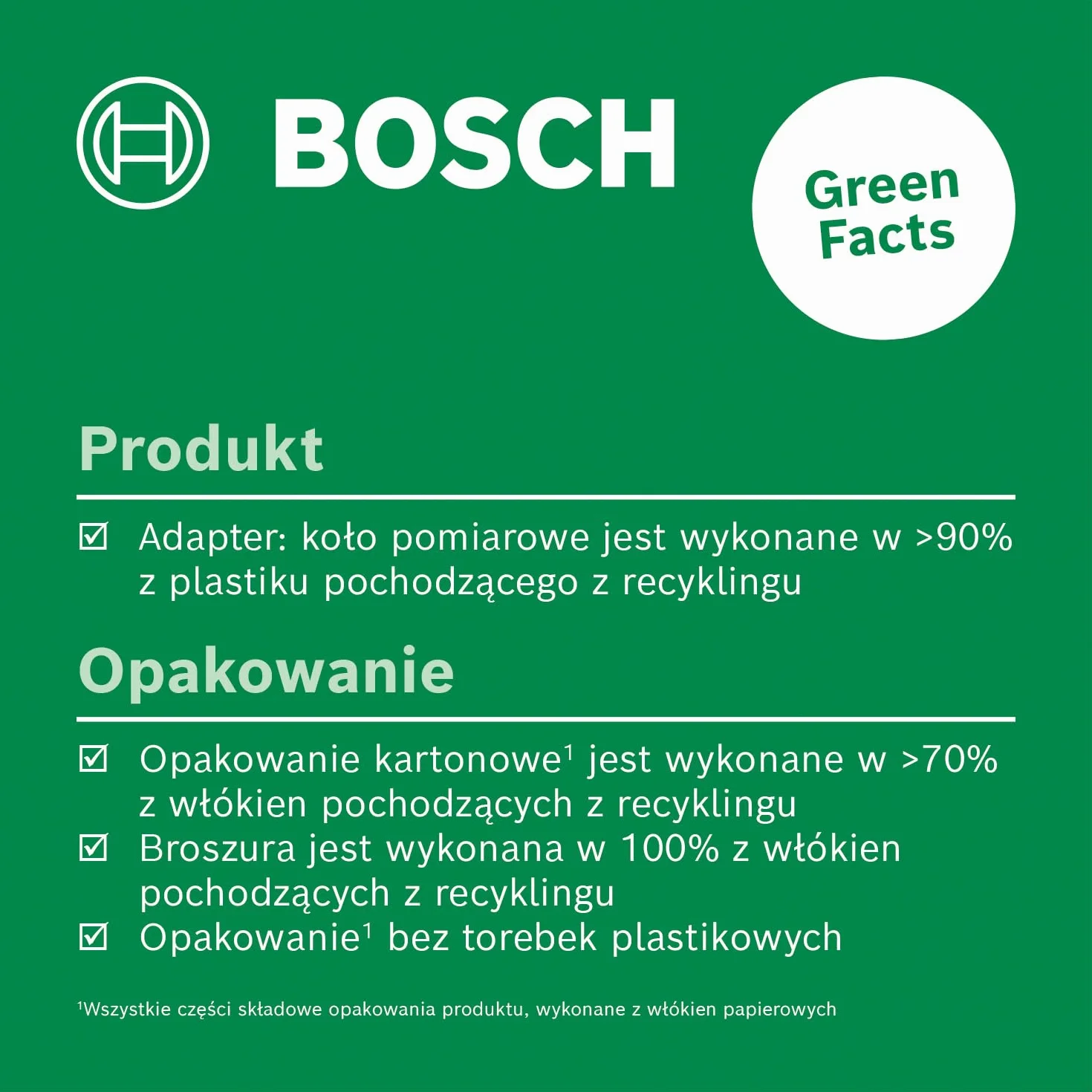 Bosch Adapter koło pomiarowe do dalmierza laserowego Zamo (osprzęt do modelu Zamo 4. generacji, umożliwia szybki i łatwy pomiar powierzchni wklęsłych i wypukłych oraz odległości, opakowanie kartonowe)