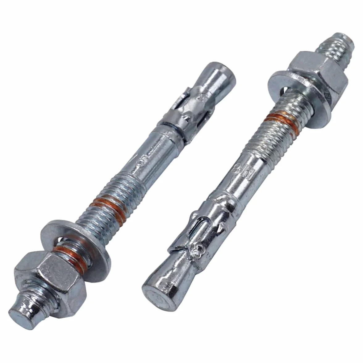 Kotwy M8 x 75 mm metalowe kołki rozprężne do betonu 8 sztuk