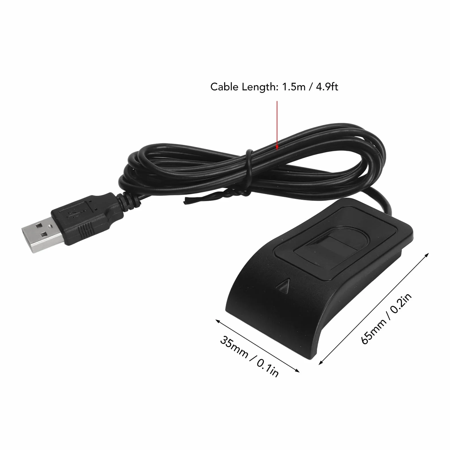 Czytnik Linii Papilarnych USB Mini Klucz dla Windows Mac Chrome Automatyczna Kalibracja
