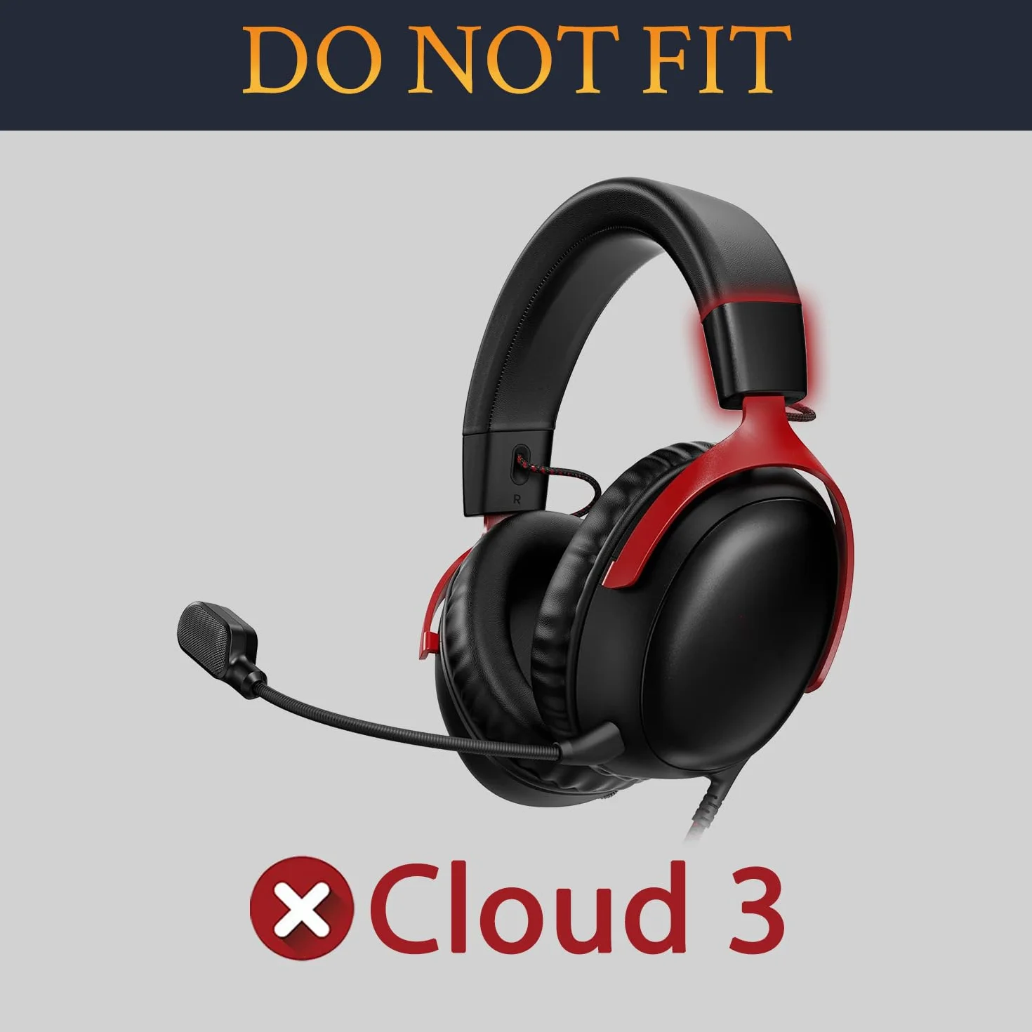 SOULWIT Ulepszone suwaki bocznej osłony pałąka do HyperX Cloud 1/2/Pro/Core/2 Core/Alpha/Alpha S/Alpha Pro/CloudX zestawów słuchawkowych, prostokątne zaślepki, zestaw naprawczy akcesoria