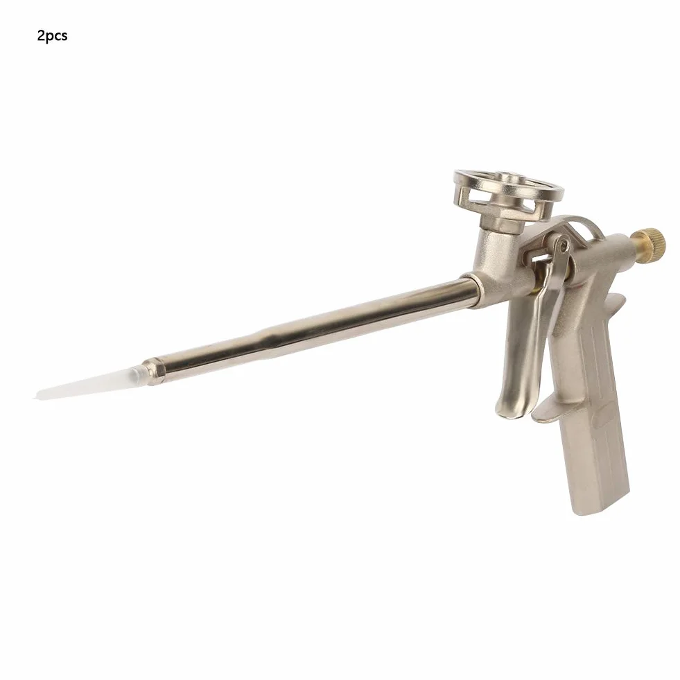 2Pc Spray ze Stopu Aluminium, Pistolet do Piany w Sprayu Chemtron Pianka Rozszerzająca Pistolet Napełnianie Uszczelnienie Dozownik Pistolet Aplikator Izolacji