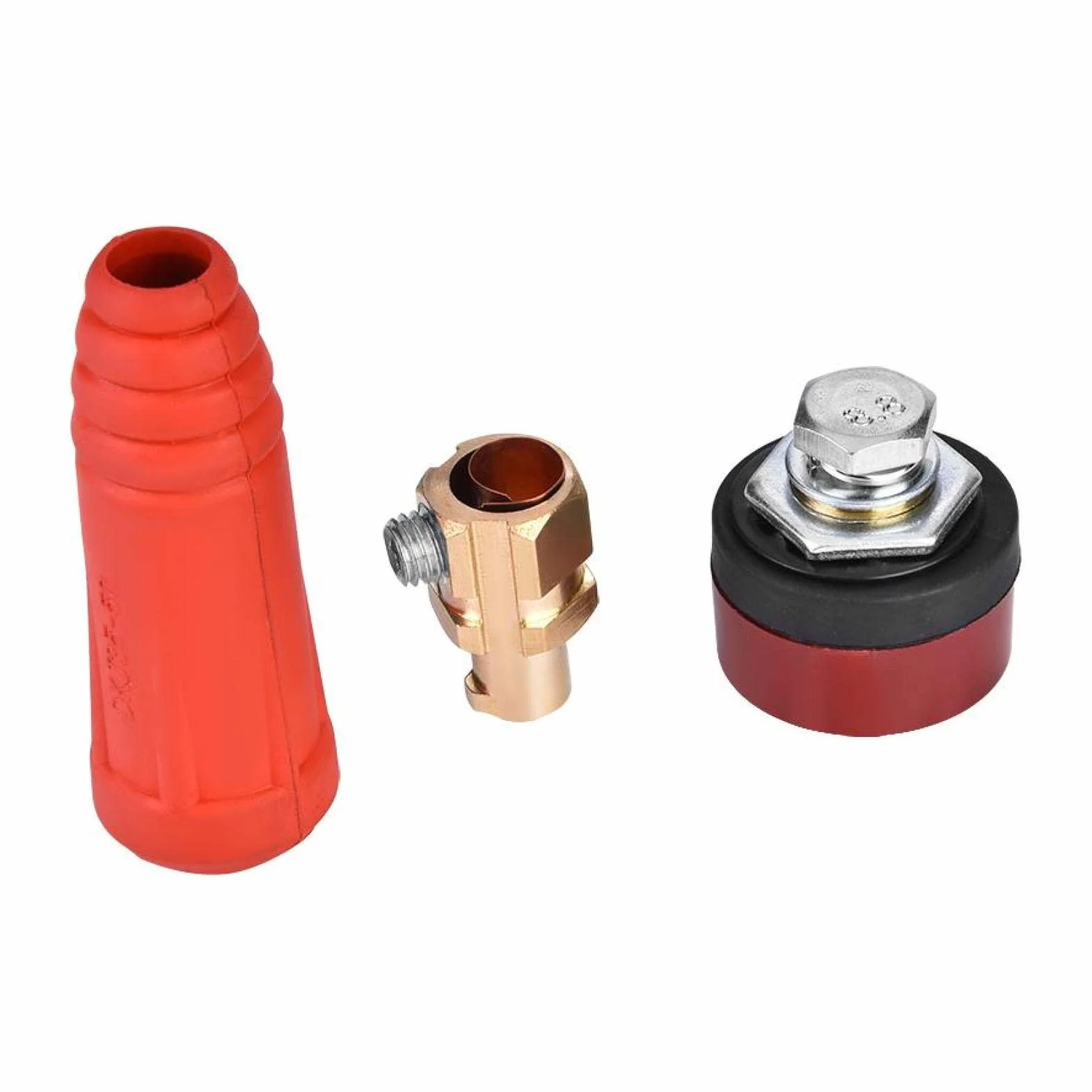 1 kawałek. Złącze kabla spawalniczego, adapter szybkiej adaptacji wtyku kabla DKJ Kabel spawalniczy szybkozłączki DKJ10-25, DKJ35-50, DKJ50-70, DKJ70-95 (opcjonalnie) (DKJ35-50-czerwony)