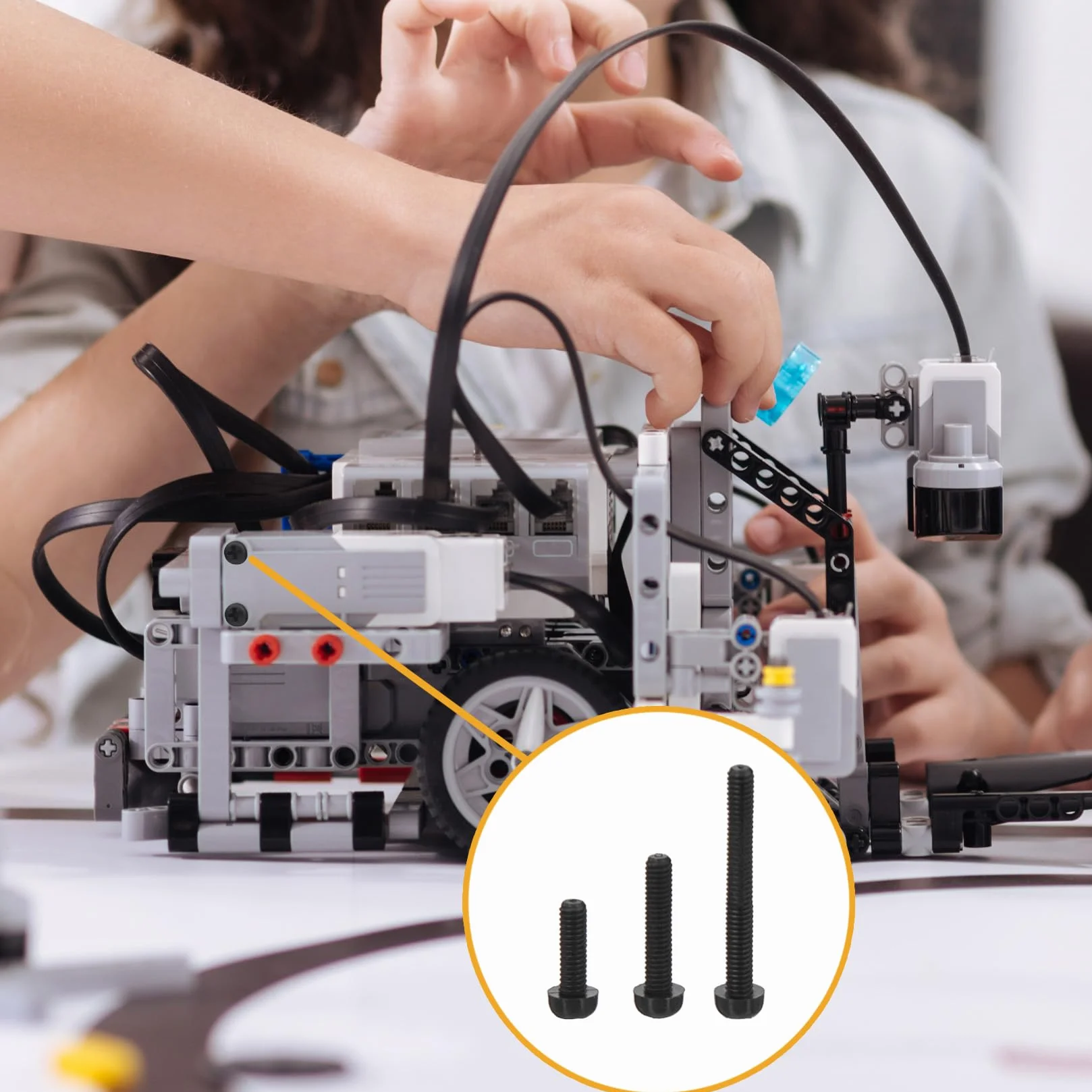 Zestaw 335 sztuk nylonowych nakrętek M2,5, czarne, nylonowe, dystansowe, dla mężczyzn i kobiet, płytki PCB, elementy dystansowe, tworzywo sztuczne, śruby krzyżowe