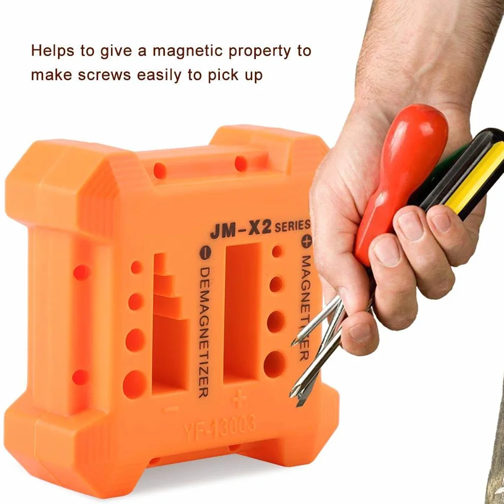 Praktyczny magnetyzer przenośny demagnetyzer precyzyjne narzędzie magnetyczne magnetyzer narzędzie demagnetyzujące do wkrętaków bity do wkrętów