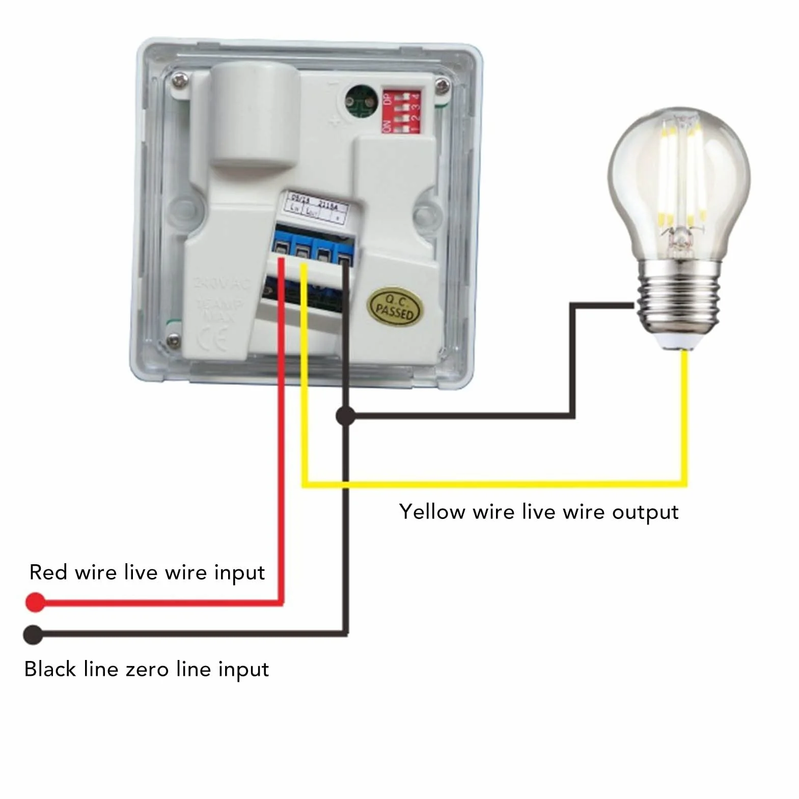 Wyłącznik Czasowy Ścienny 220 V 3500 W Sterowanie Dotykowe 2 Minuty do 2 Godzin