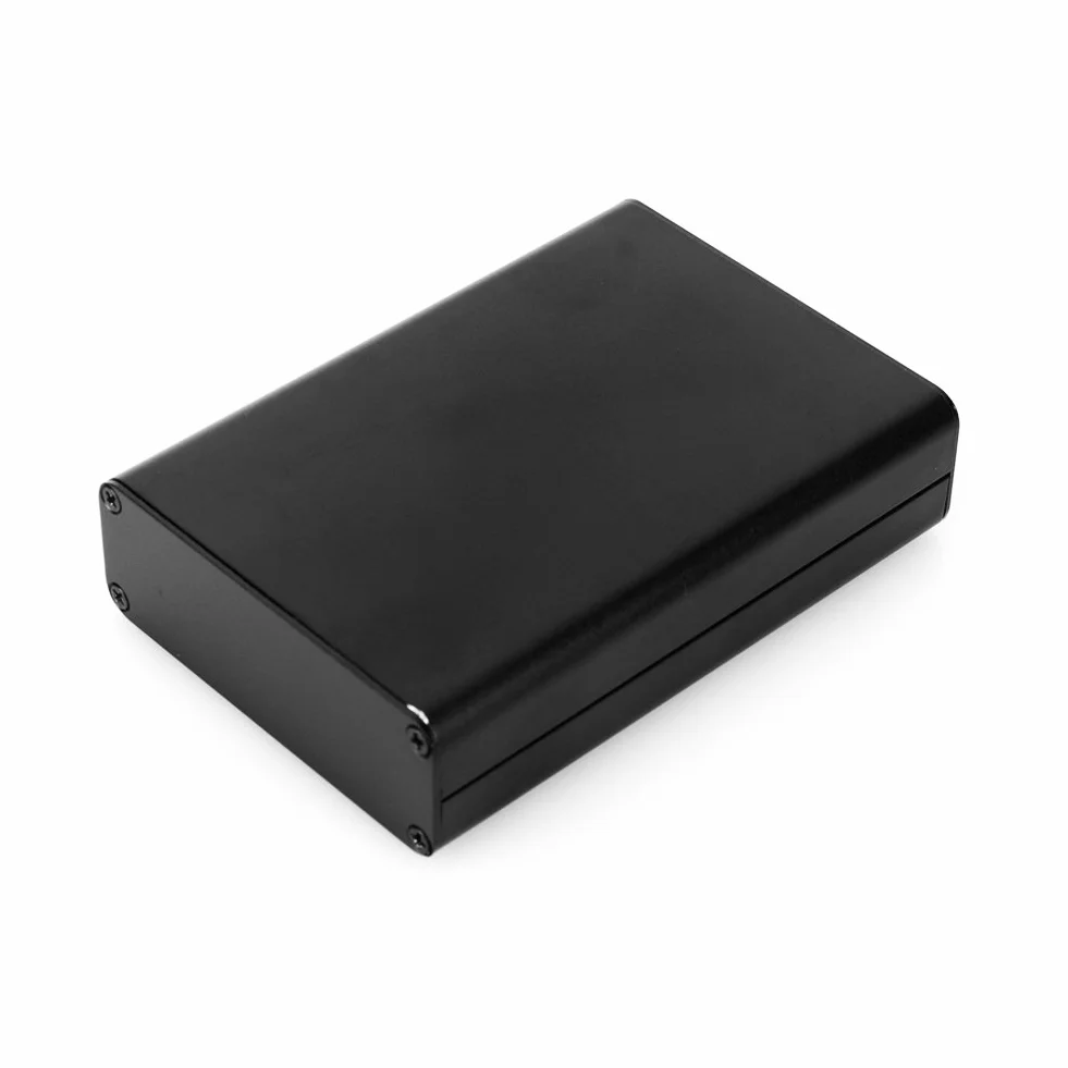 Aluminiowa skrzynka obwodu PCB, obudowa instrumentów, obudowa projektu elektronicznego DIY ze śrubami