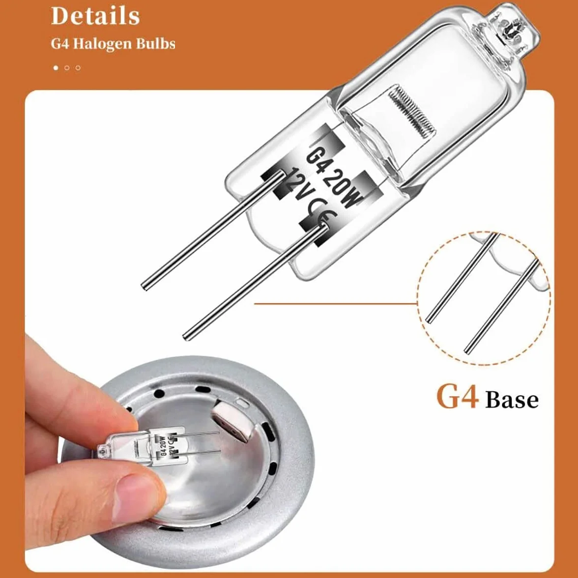 Lampa halogenowa g4 (10 sztuk) 12 V, 20 W, 2800 K, ciepła biel, możliwość ściemniania, zastępuje kryształowe żyrandole, znaki, oświetlenie kuchenne itp.