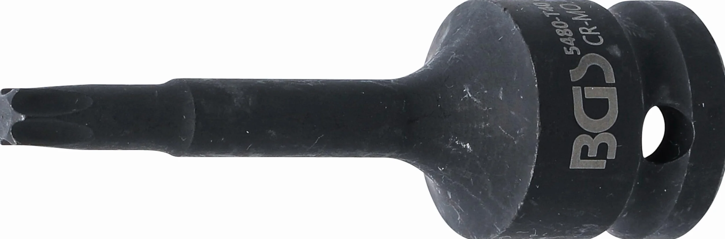 BGS 5480-T40 | Nasadka udarowa do bitów | długość 75 mm | 12,5 mm (1/2") | profil T (do Torx) T40
