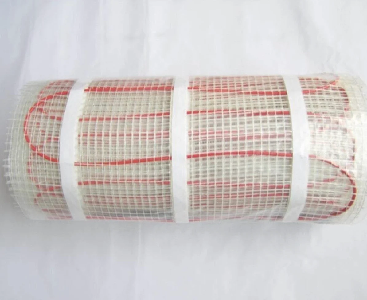 Mata grzewcza podłogowego Mata grzewcza 230 V 200 w na m2 do płytek, ceramiki, porcelany, kamiennych podłóg Kabel PVC itp. Mata podłogowa 200 W/m2-7,0m2