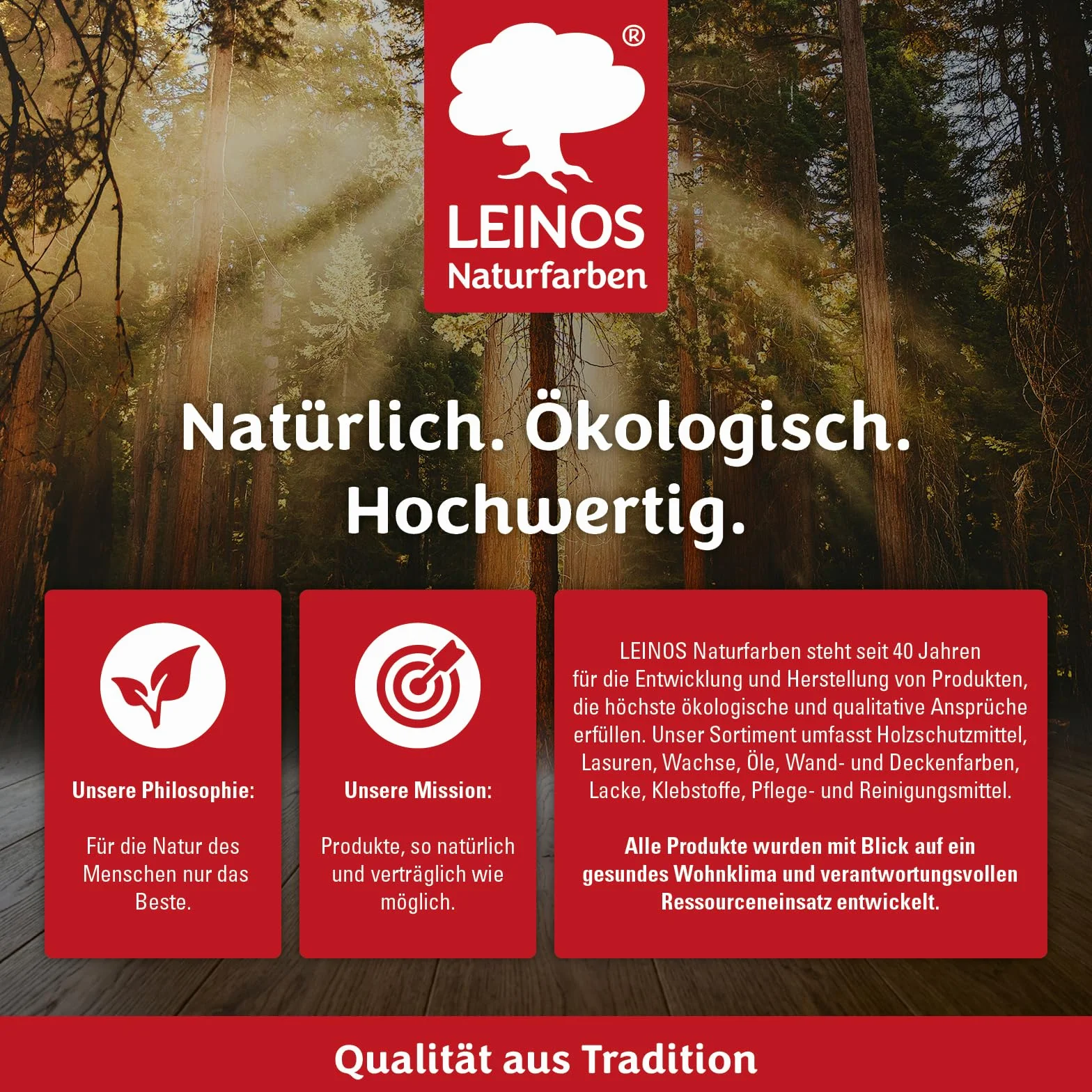 LEINOS 290 olej z twardego wosku, 0,25 l, heban, bardzo wytrzymała, jedwabiście matowa powłoka olejowo-woskowa z żywicy, idealny do mocno obciążonych podłóg drewnianych i schodów